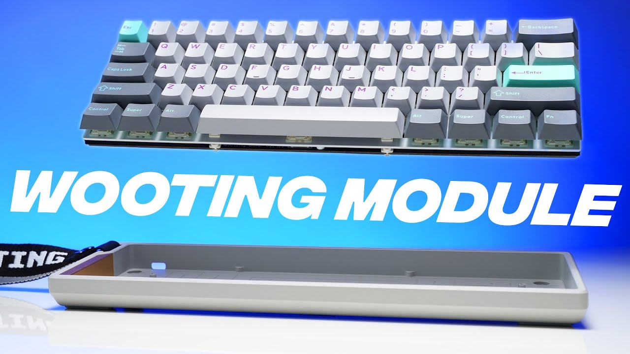 Новый Wooting 60HE+ *МОДУЛЬ*, корпуса Alumaze и пластина для ПК!