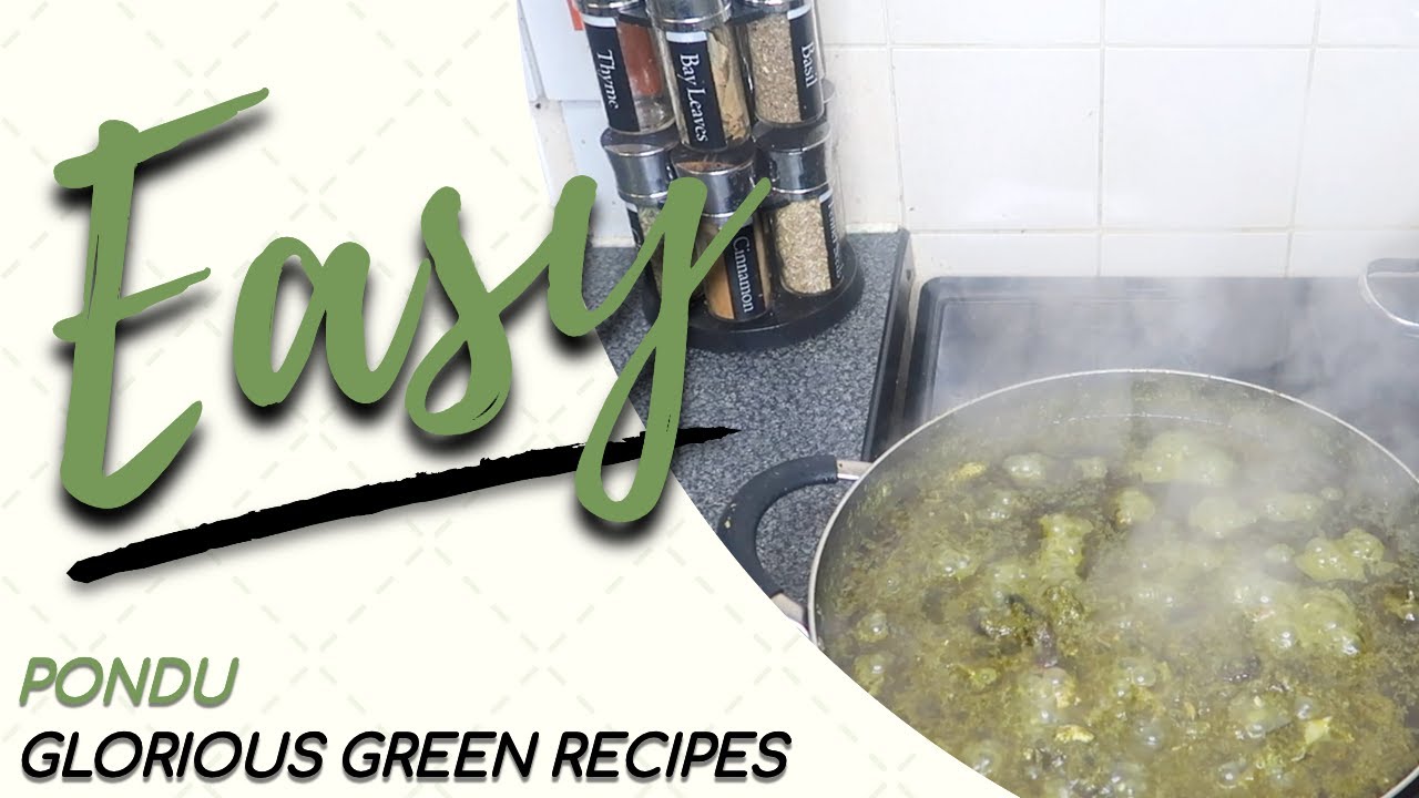 RECETTE YA PONDU| HOW TO MAKE CASSAVA LEAVES| ALPHA'S KITCHEN
