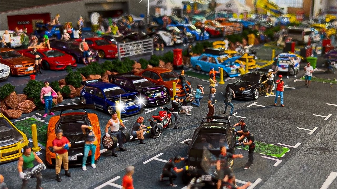 Check out these 1:64 Diorama figurines- Life in 1:64 Scale #youtube #subscribe 