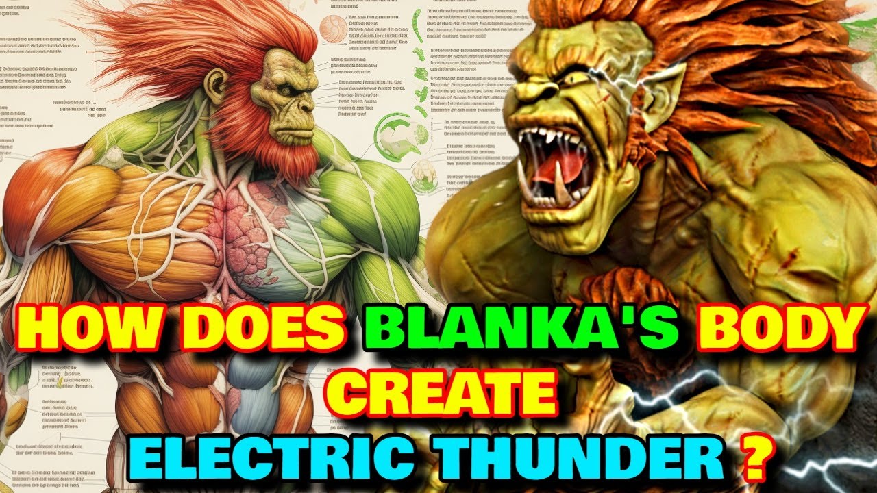 Blanka Anatomy Explored - How Does Blanka's Body Create Electric Thunders? Why Is His Skin Green?