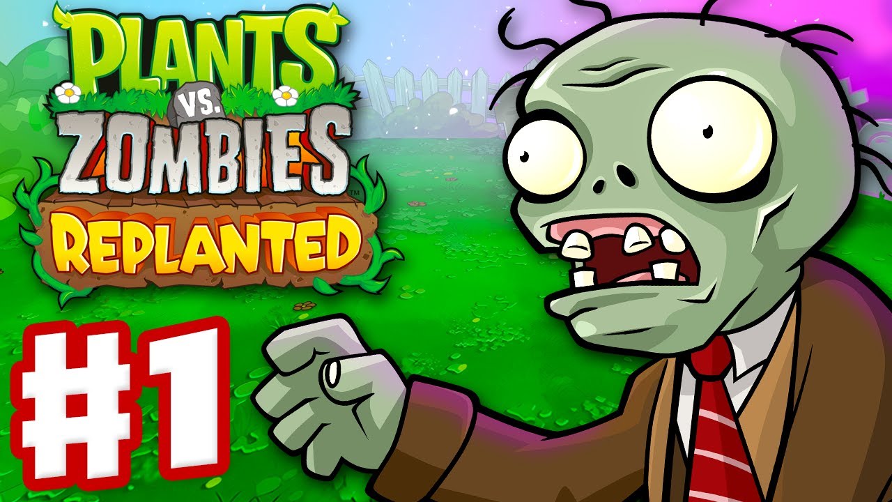 Plants vs. Zombies: Replanted - Gameplay Walkthrough Part 1 - Day and Night!