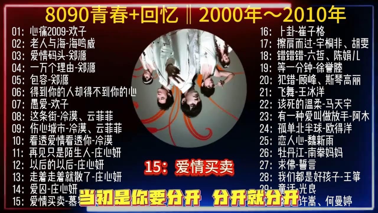 8090后网络流行歌曲 百万彩铃歌曲 非主流音乐 怀旧经典老歌