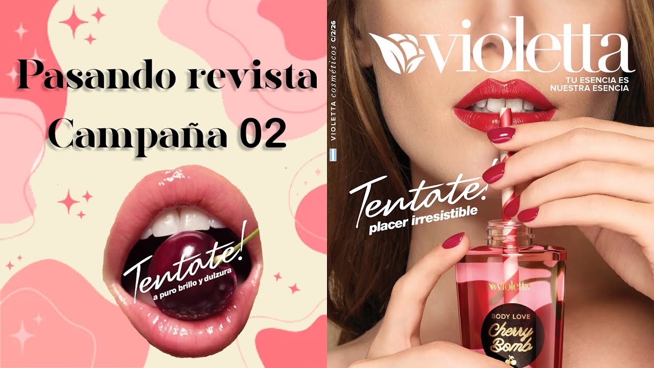 🔴Pasando Revista Campa&ntilde;a 02/2026 Violetta Cosmeticos 🍒👈