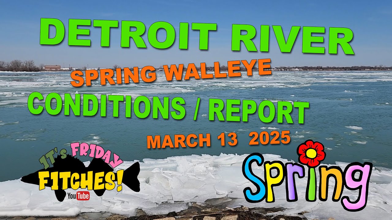 Detroit River Spring Walleye Conditions Update Report March 13-2025