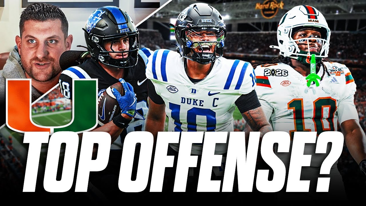 Miami Hurricanes: the BEST offense in 2026? Canes' new weapons in Darian Mensah, Cooper Barkate