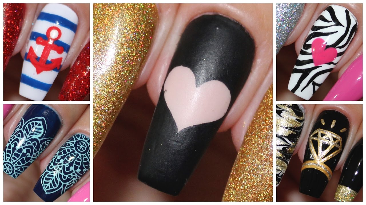 IDEIAS UNHAS DECORADAS 19 | PASSO A PASSO | TRUQUES FACEIS DE FAZER | TENDENCIAS TUTORIAL UNHAS