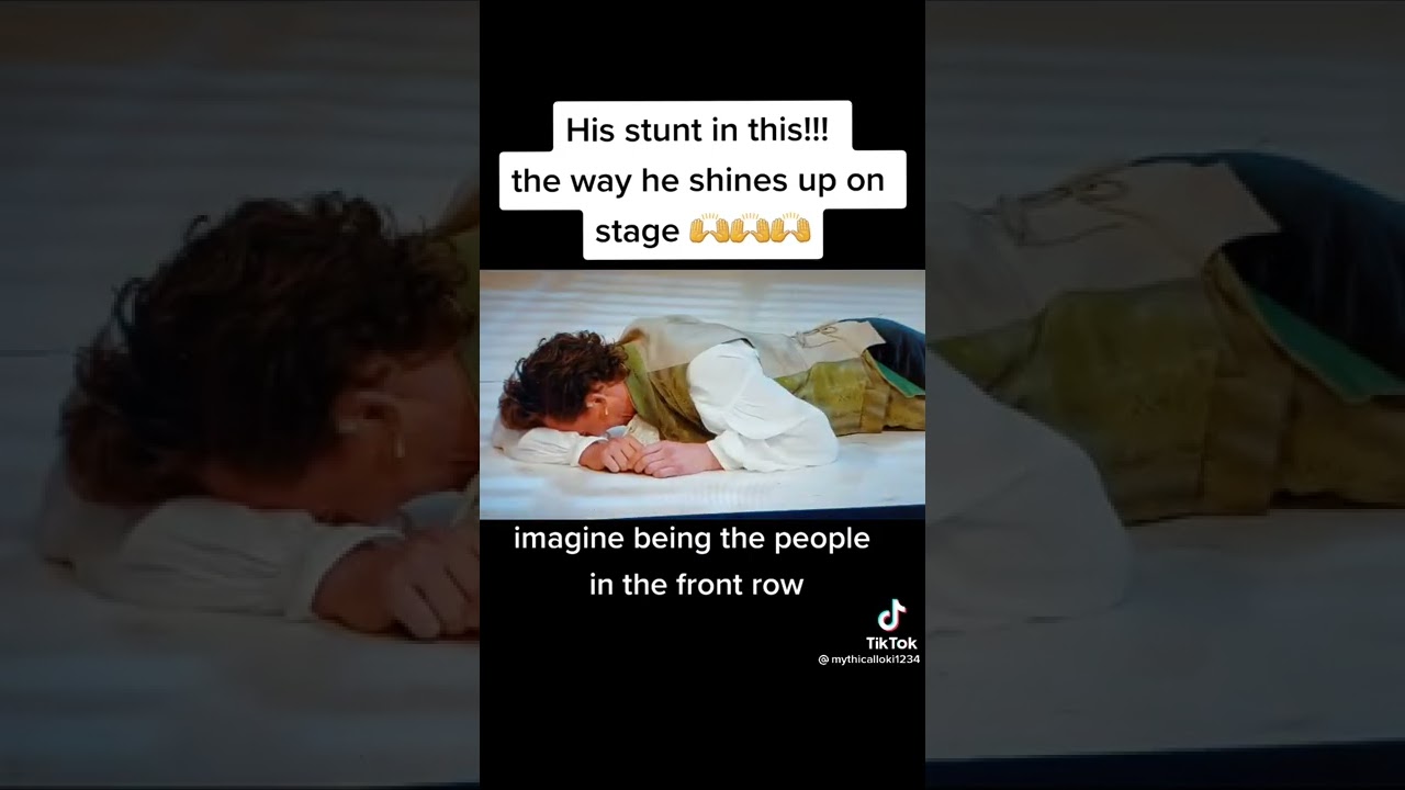 Tom Hiddleston rolls over