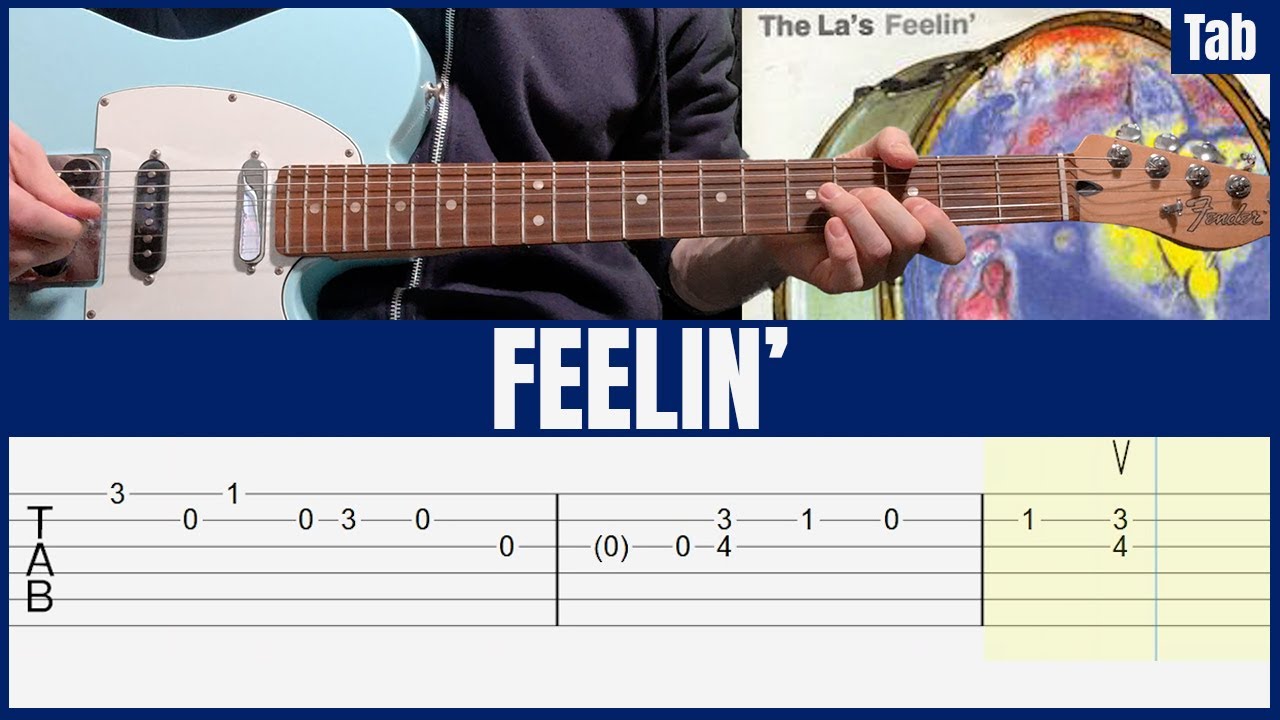 The La's - Feelin'- Guitar Tab | Cover | Tutorial | How to Play