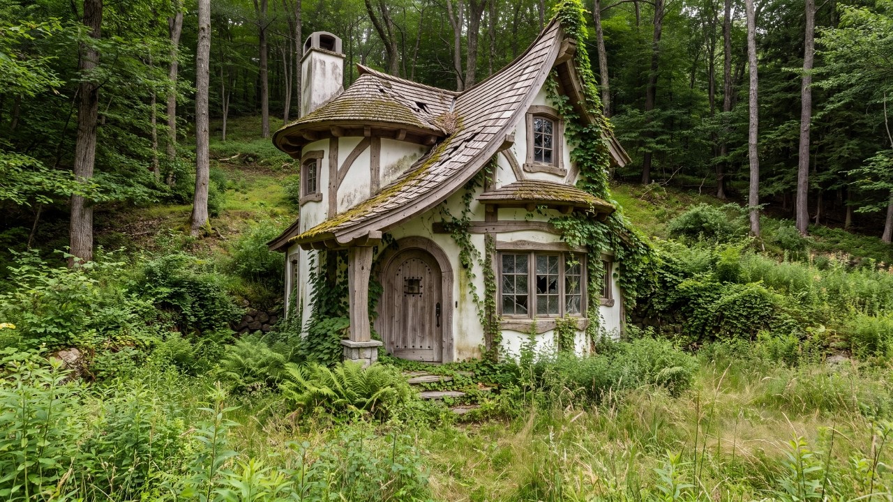 From a Decaying Forgotten Forest Cabin to an Elegant Cottage Cozy Dream Home | ASMR Restoration