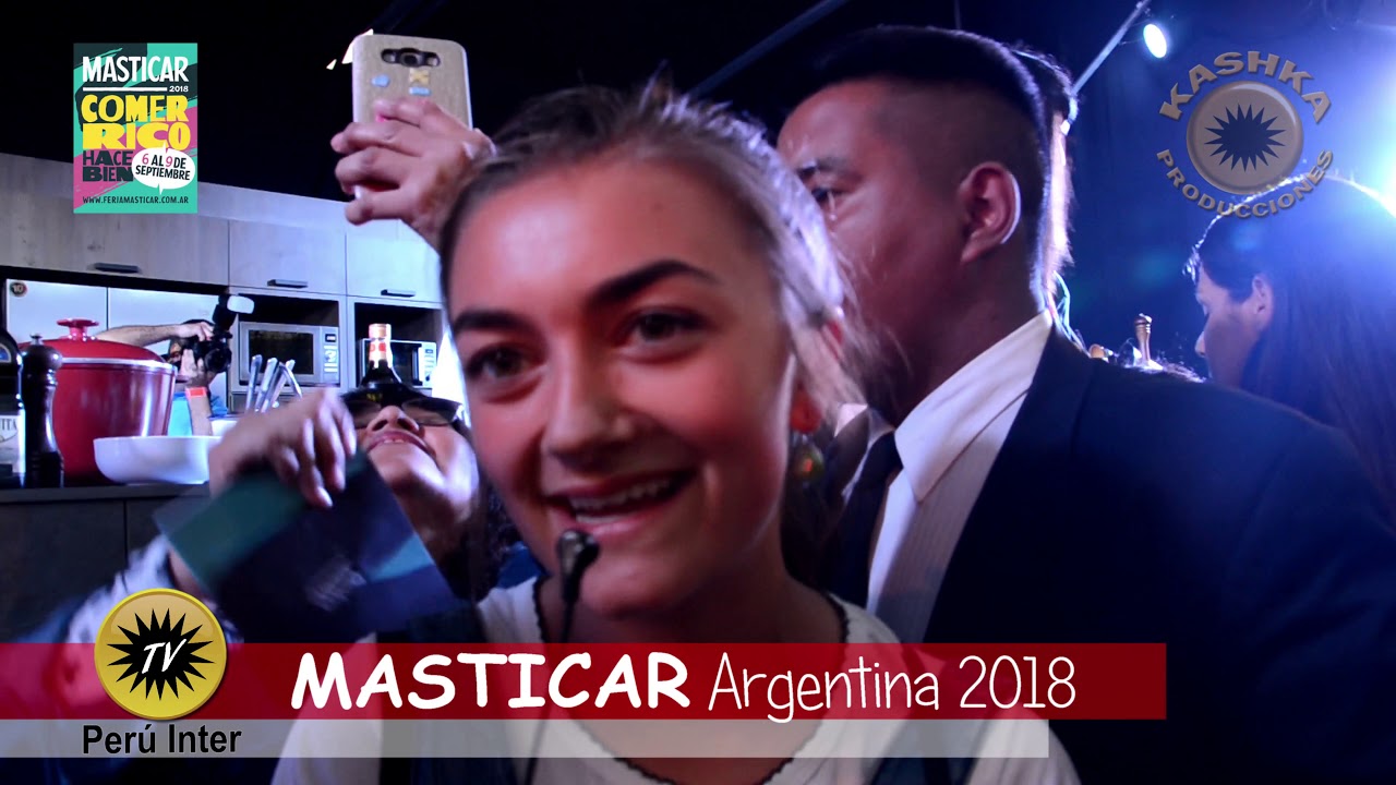 GASTON ACURIO MASTICAR ARGENTINA 2018 y MARU BOTANA