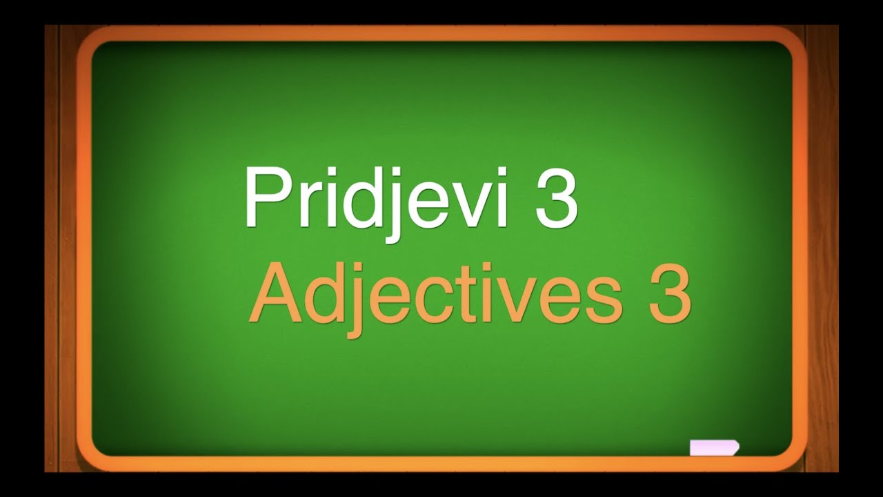 Lekcija 80 - Pridjevi 3 – Adjectives 3 - (nauci-engleski.com)