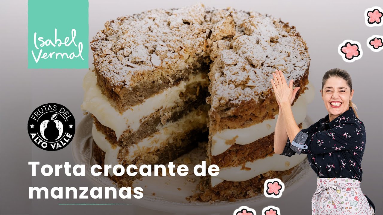 Torta crocante de manzanas