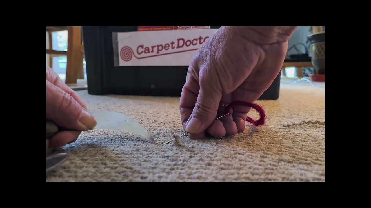 How to repair berber carpet.