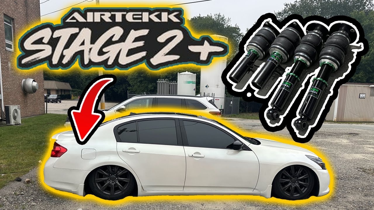 AIRTEKK STAGE 2+ Suspension Install on 2011 Infinity G37