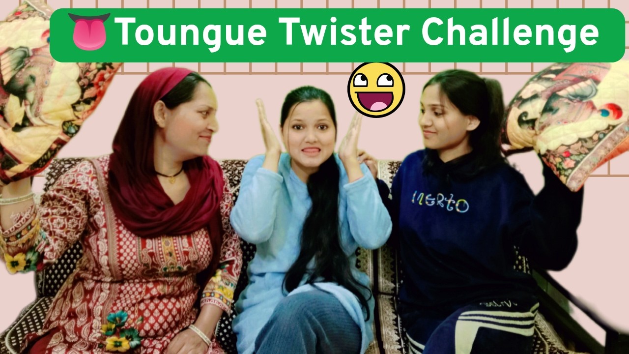 World’s Toughest 👅Tongue Twister Challenge! #challenge