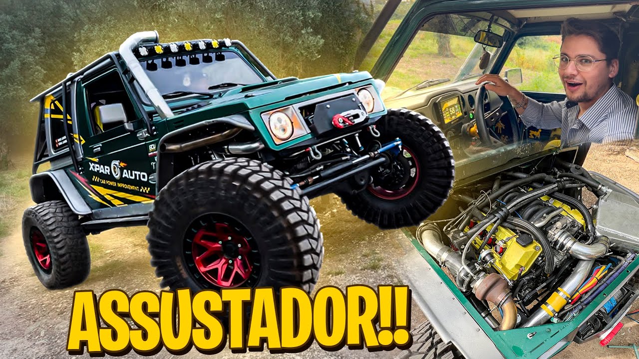 V8 SWAP TURBO GIGANTE NUM SAMURAAAI !! 😱😱 STUTUTUUTU