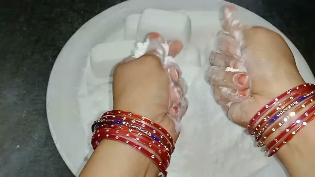 Baking soda asmr my firstvide without sound