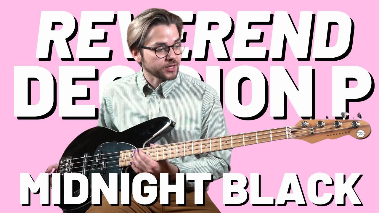 Reverend Decision P Midnight Black | Your New Reverend Dealer in Wichita!