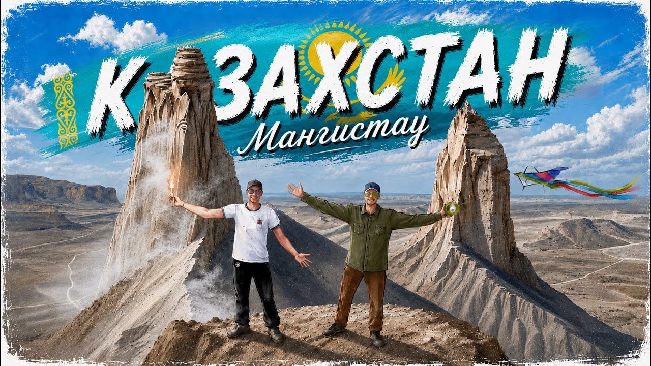 Мангистау, загадочный регион Казахстана. 4К.