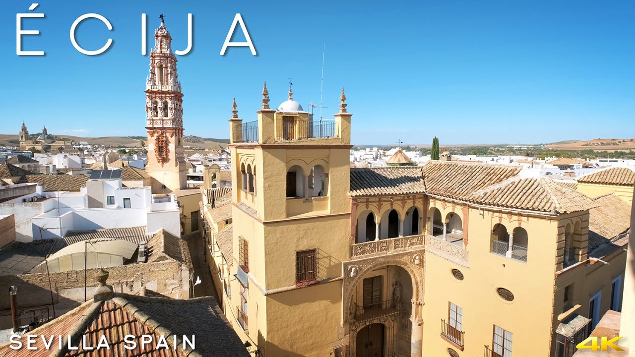 Tiny Tour | Écija Spain | Visit the 2800-Year Old City Ecija in Sevilla | 2021 Oct