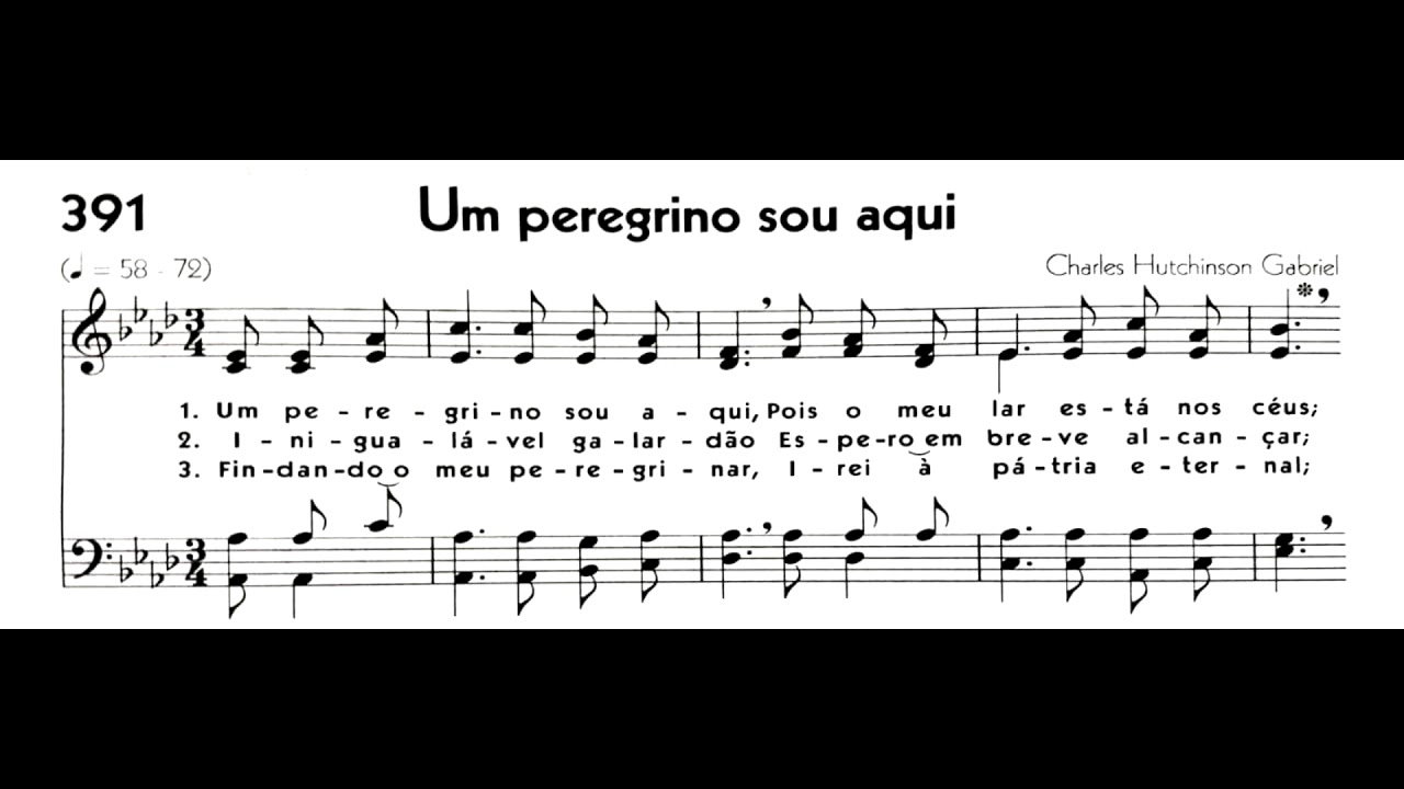 Hinário 5 CCB - Hino 391 - Um peregrino sou aqui - Strings - Teclado Yamaha PSR S670