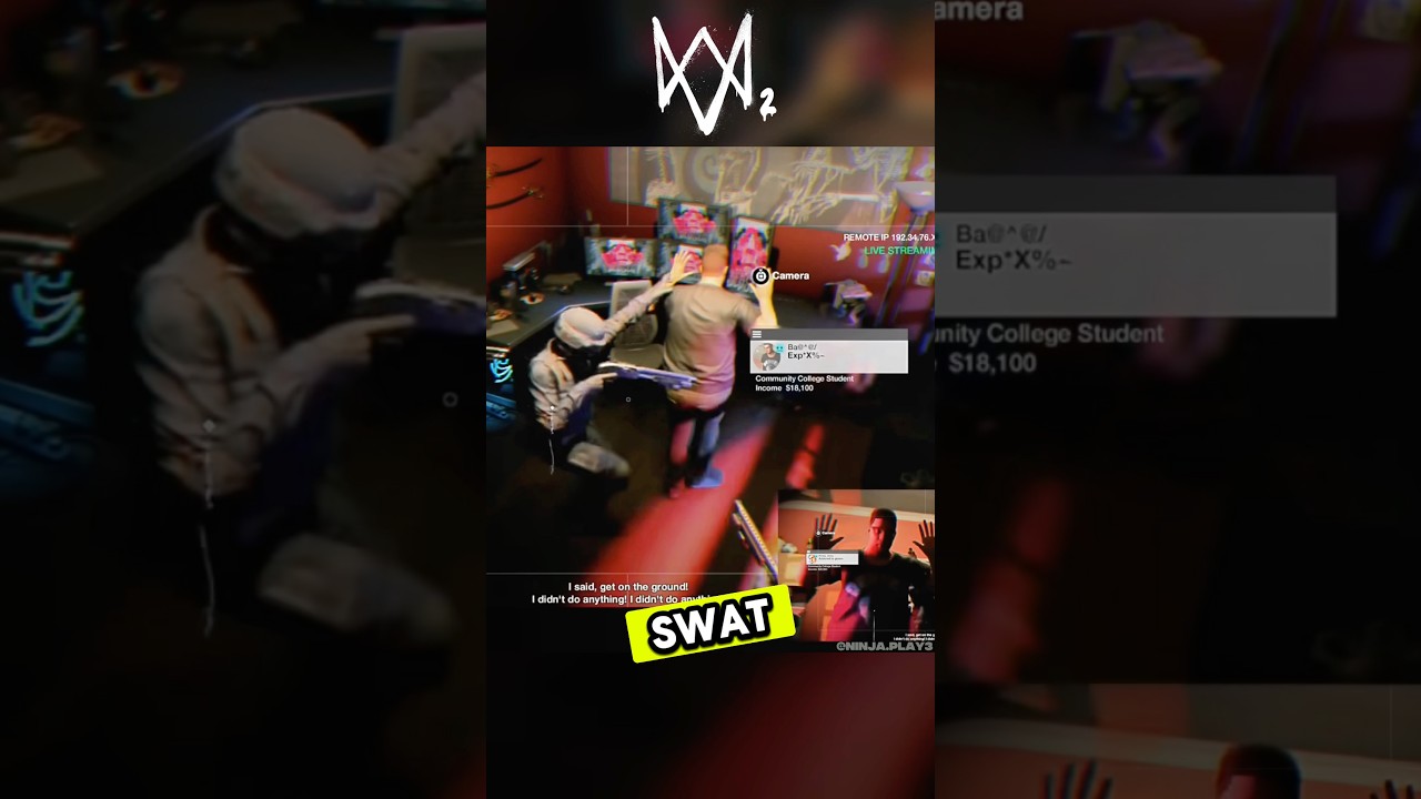 When a Streamer Gets SWAT&rsquo;d&hellip; in Watch Dogs 2