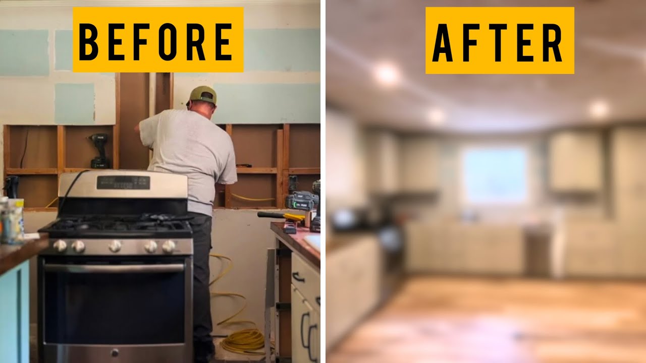 Renovating My Old Kitchen Into My Wife’s Dream One | Part 1