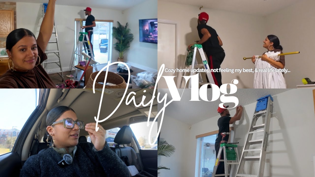 Daily Vlog | Cozy home updates, not feeling my best, & real life lately...