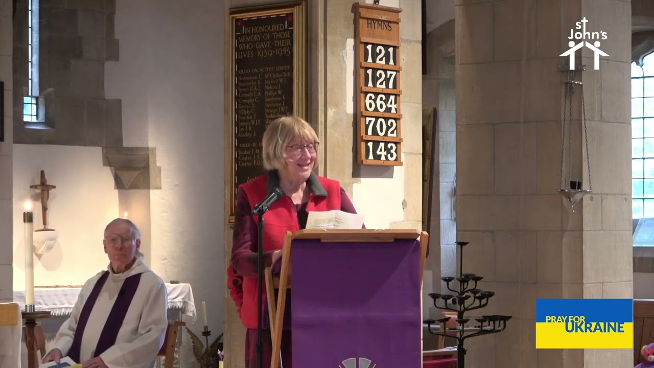 Our service for the first Sunday of Lent.