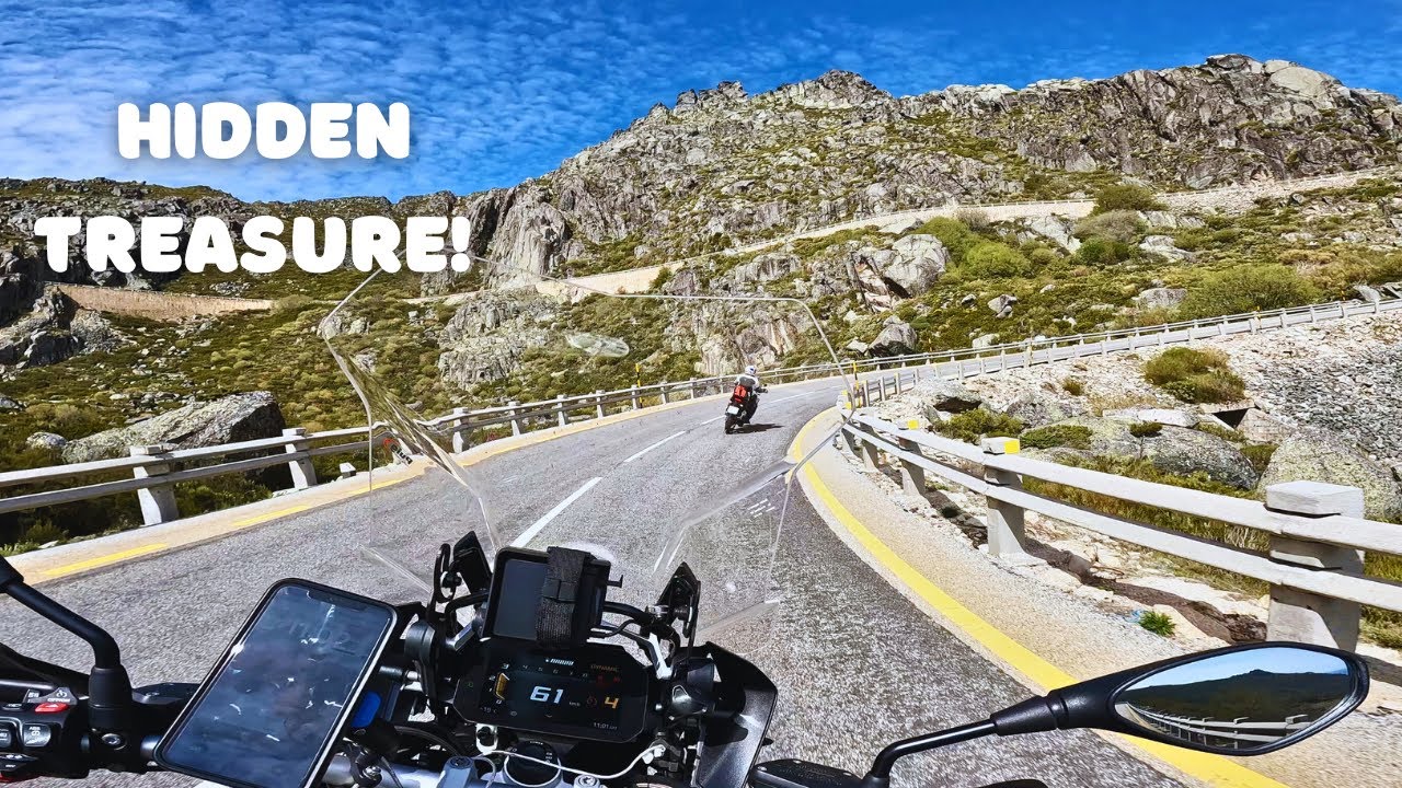 N222 One of the BEST Motorcycle Roads in the World? | Portugal Serra da Estrela R1250GS & Tenere 700