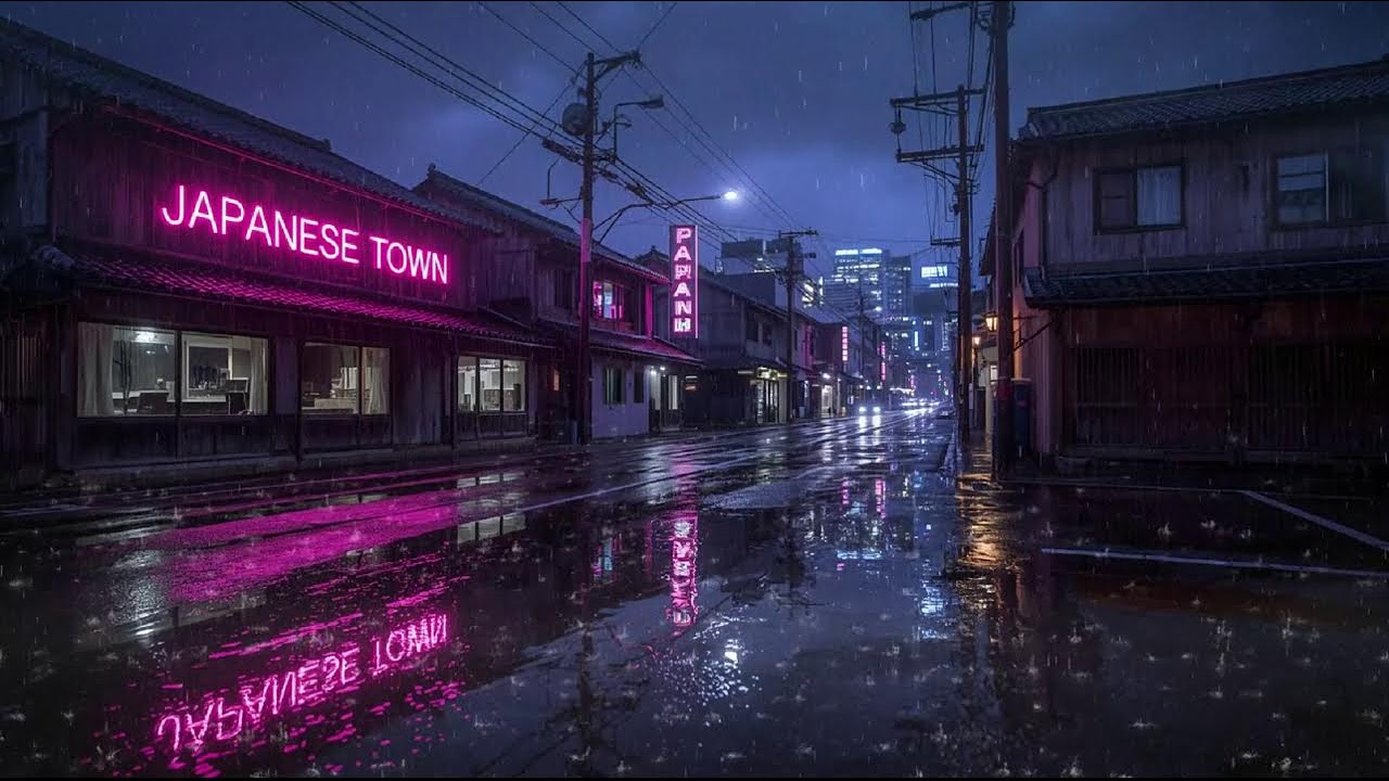 Rainy Night Lofi Mix 🌙 Calm Chillhop Beats to Relax, Study & Sleep #36