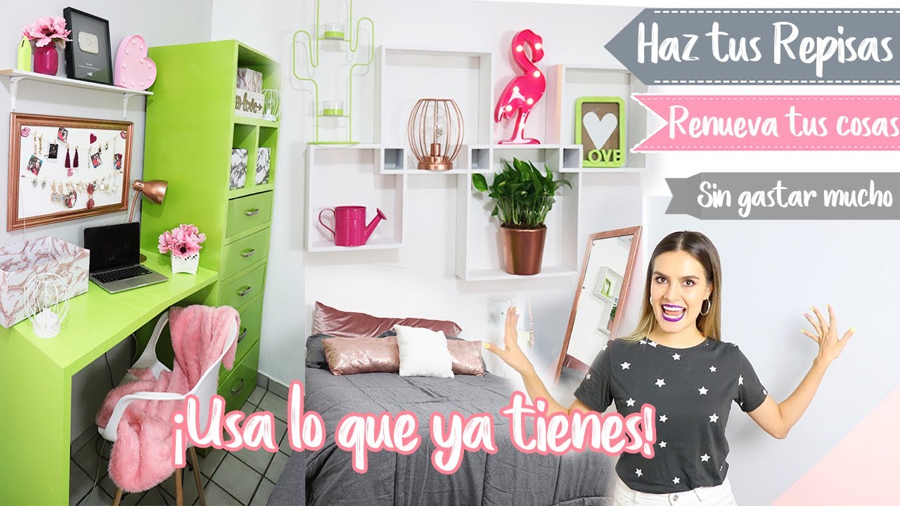 ¡TRANSFORMO MI CUARTO POR COMPLETO! - ROOM MAKEOVER - DIY RENUEVA TU CUARTO - SUSIDEAS💡