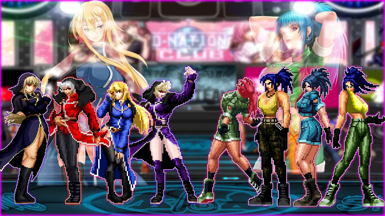 Schlussel Team VS Leona Team | .M.U.G.E.N.