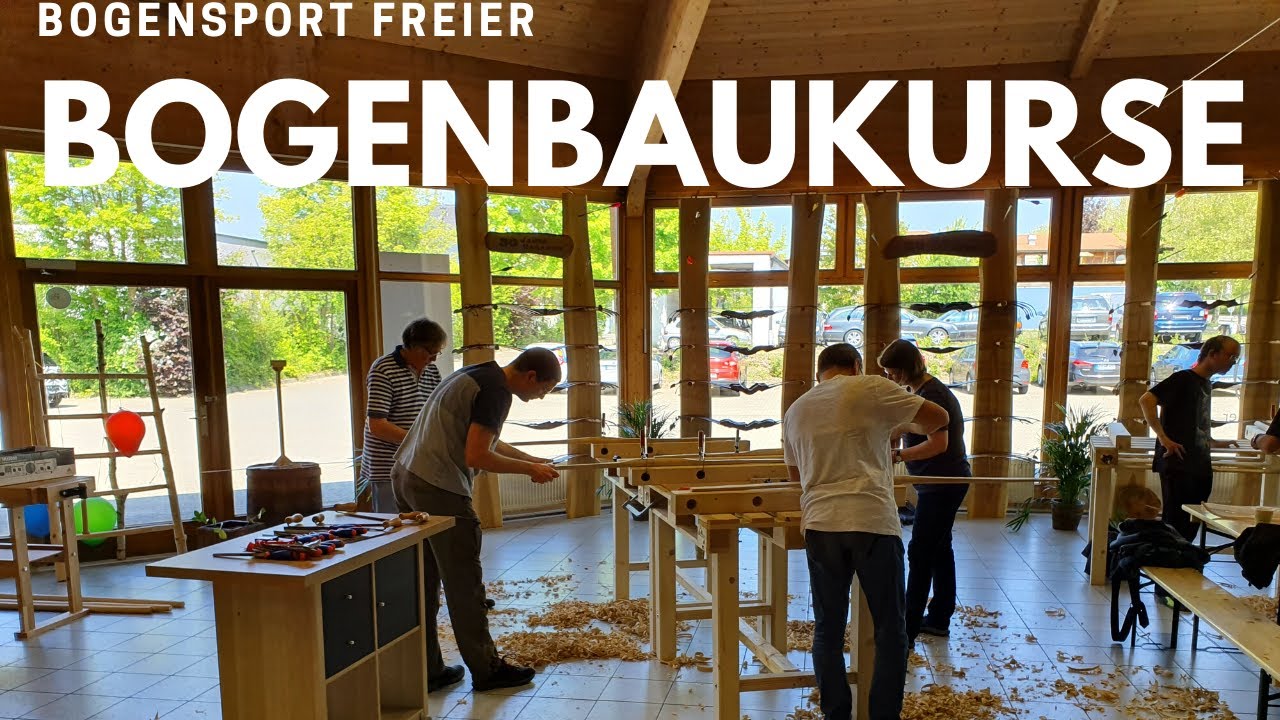 Bogenbaukurs 🏹 bei Bogensport Freier