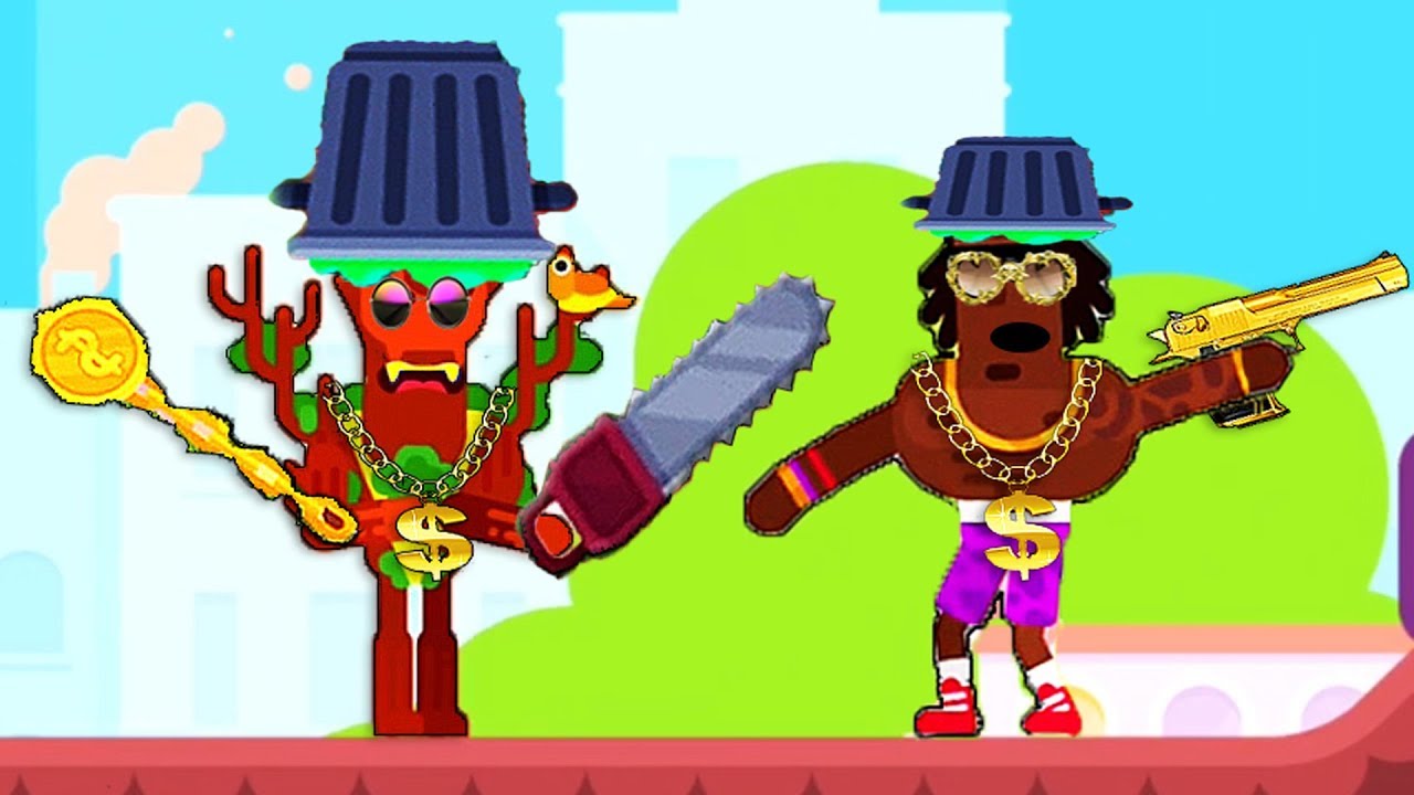 Bowmasters - Gameplay Walkthrough - Young Tree - TOURNAMENT LEGENDARY (ANDROID & IOS)
