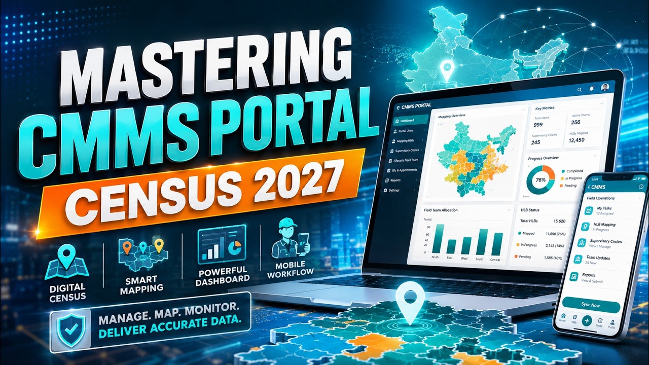 Mastering the CMMS Portal | Digital Census 2027