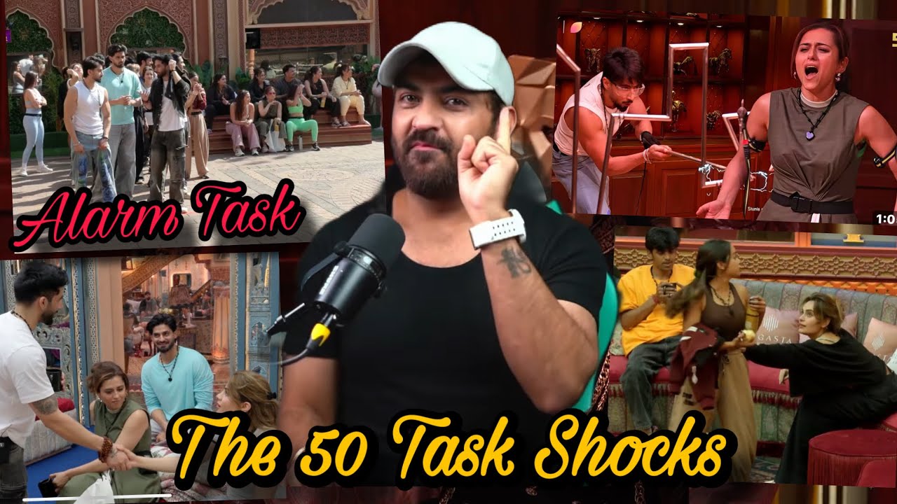#the50 #ep6 TASK CLOCK AND SHOCKS 😲NIKKI VS AARYA😱FAISU RIDHI 👌SHIV VS FAIZ MAX PRINCE RAJAT MANISHA