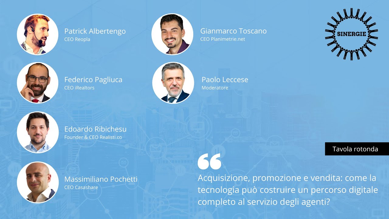 #Sinergie2020: Come la tecnologia pu&ograve; costruire un percorso digitale al servizio degli agenti?
