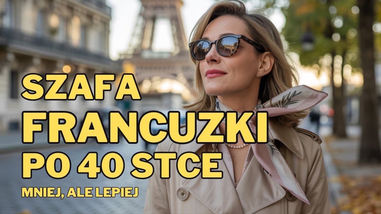 Szafa Francuzki po 40 – mniej, ale lepiej. Francuska kapsułowa garderoba po 40-tce