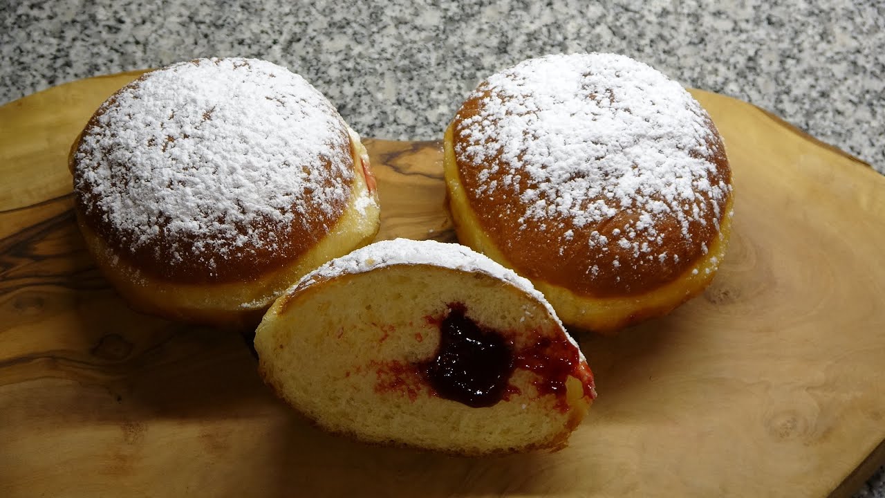 (4K) Eigene KRAPFEN, lecker und fluffig