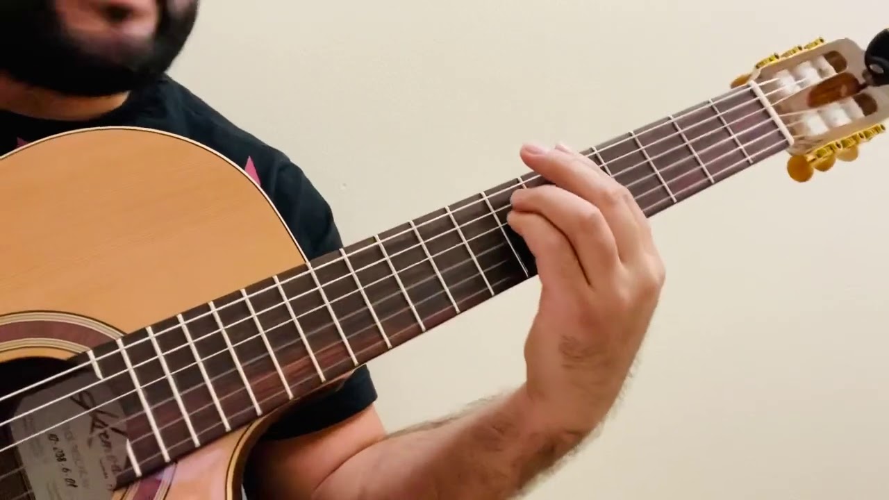 Turkmen Gitara okuwy. Akysh Saparow (YOL). Bet kakuw we Barre akkordlar.