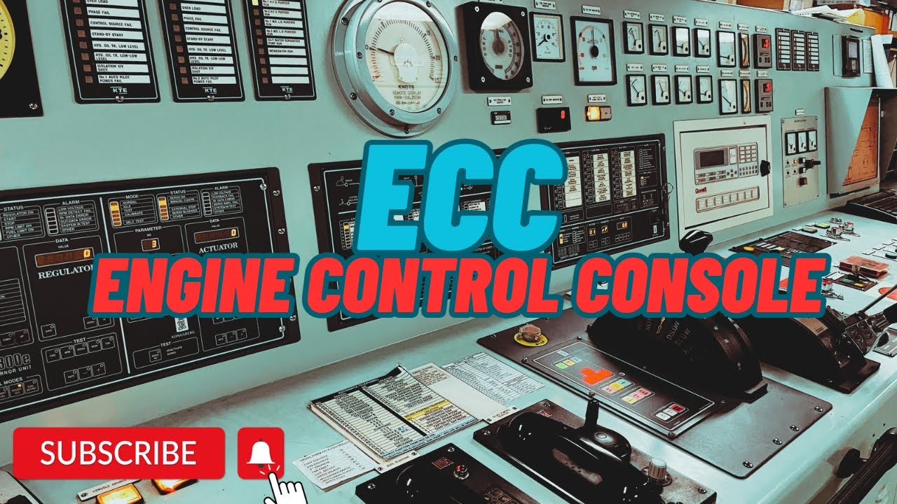 ПУЛЬТ УПРАВЛЕНИЯ ДВИГАТЕЛЕМ танкера || ECC полная информация об оборудовании || ECC танкера