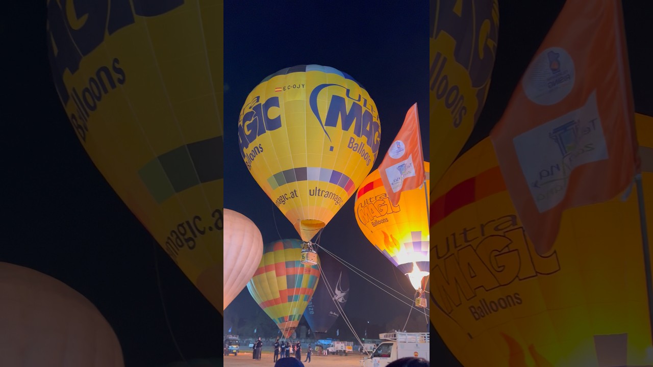 Hot Air Balloons 🎈Hyderabad Kites Festival 🪁