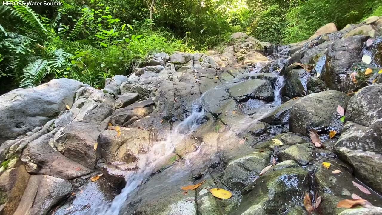 Flowing Waterfall | Natural Ambient Sound (No Talking)