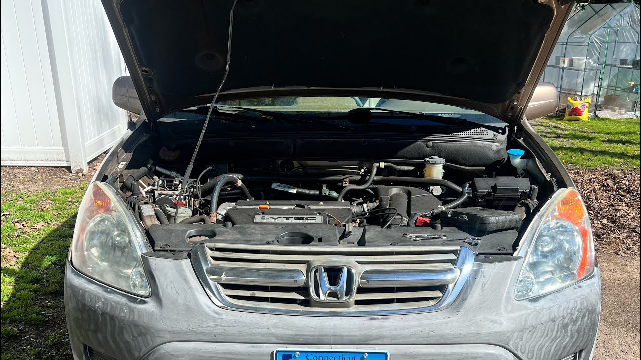 02 Honda CRV starter  ￼ motor replacement.