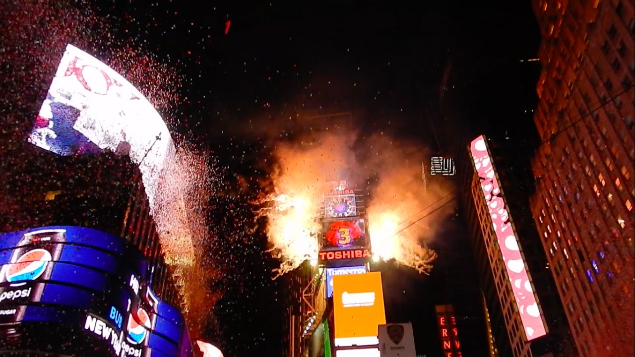Times Square COUNTDOWN 2017 BALL DROP タイムズスクエアカウントダウン2017
