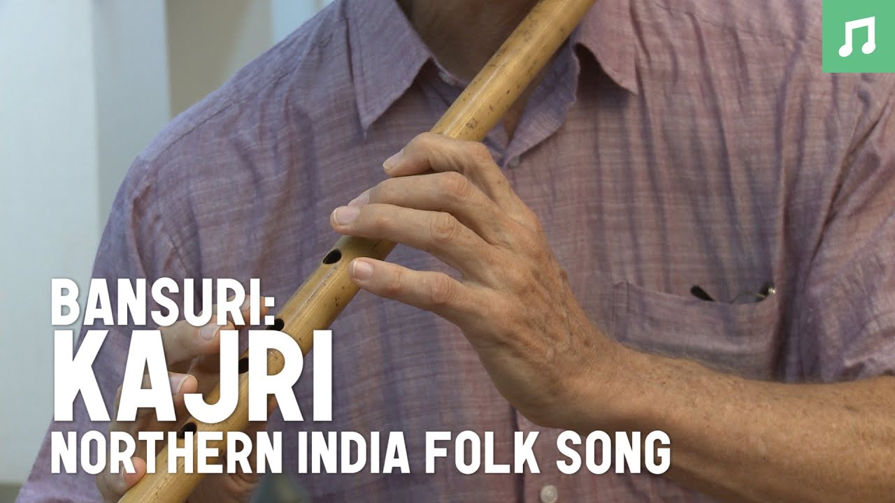Learn how to play the bansuri: Kajri - northern indian folk song