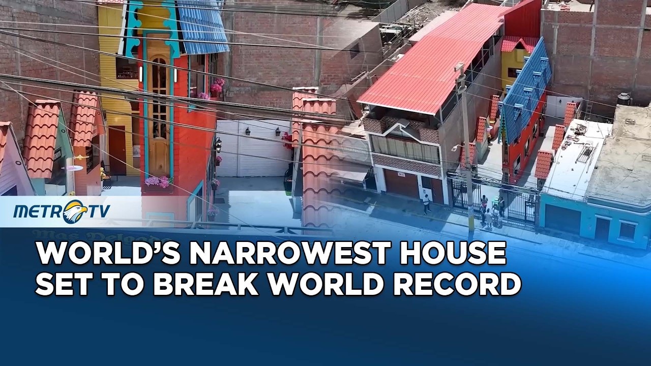 World’s Narrowest House Set to Enter Guinness World Records