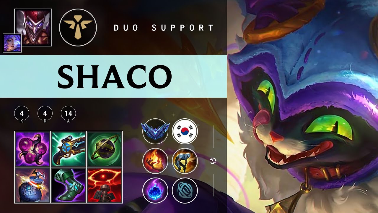 Shaco Support vs Elise - KR Diamond Patch 25.24