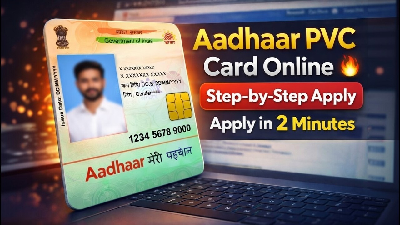 Aadhaar PVC Card Online Apply – Easy now